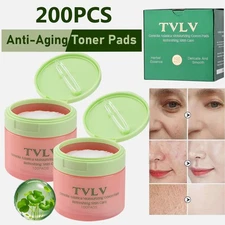 200x Centella Asiatica Moisturizing Cotton Pads Anti-Aging, Dark Spot Toner Pads