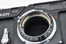 Near MINT Nikon SP Black Repaint Rangefinder 35mm Film Camera From JAPAN