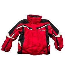 Spyder XT Ski Snow Hooded Insulated Jacket Youth Boys Kids Size 8 Medium Pockets