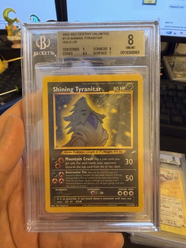 Shining Tyranitar (Unlimited) graded BGS 8 for sale on eBay