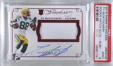 2015 Panini Flawless Rookie Ruby 11/15 Ty Montgomery PSA 9 MINT Patch Auto s6i