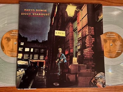 David Bowie lp Ziggy Stardust and Spider From Mars **Ryko** 1990 Clear RARE NM