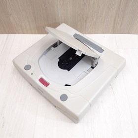 Japanese Sega Saturn White Console With 2 Controllers 3 Games Mobil Suit Gundam