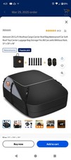 20 Cu Ft Rooftop Cargo Carrier Roof Bag Waterproof Car Soft Roof Top Carrier