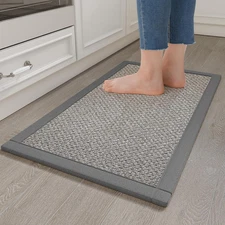 Anti Fatigue Kitchen Mats for Floor, 0.4" Thick Soft Cushioned Super Absorbent K