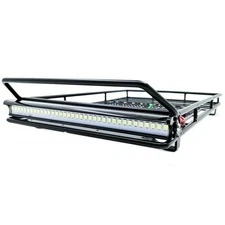 Roof Luggage Rack & Light For Traxxas TRX4 Ford Bronco Axial SCX10 1/10 RC Car b