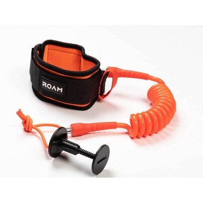 ROAM Bodyboard Biceps Leash 4.0 Large 7mm Orange Fangleine mit Plug