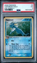 Vaporeon 6/17 POP Series 3