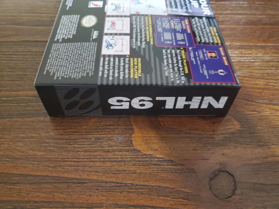 NHL 95 Hockey SNES Complete CIB Very Good Condition - Nice!! - Image 4 of 4