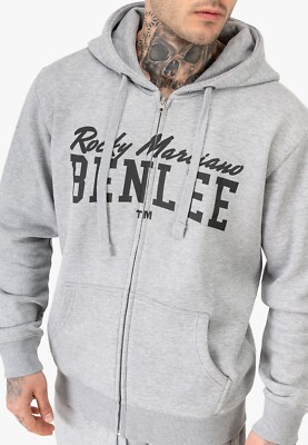 Benlee Kaputzensweatjacke VITALINO. Hoody Jacke grau. Boxing, Kickboxen, Trainin