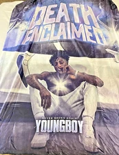 Youngboy throw blanket plush flannel super soft micro fiber warm easy carry