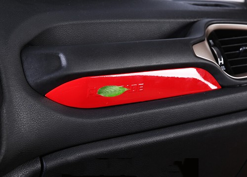 Gloss Red Dashboard Co-Pilot Handle Storage Box Trim For Jeep Renegade 2015-2021 - Picture 10 of 10