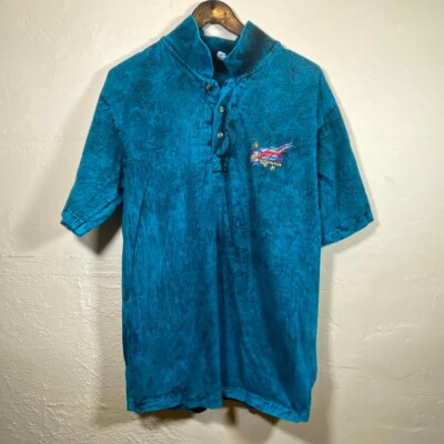 Tolles Barrier Reef Dive Poloshirt Gr. L grün schwere Baumwolle gesticktes Logo