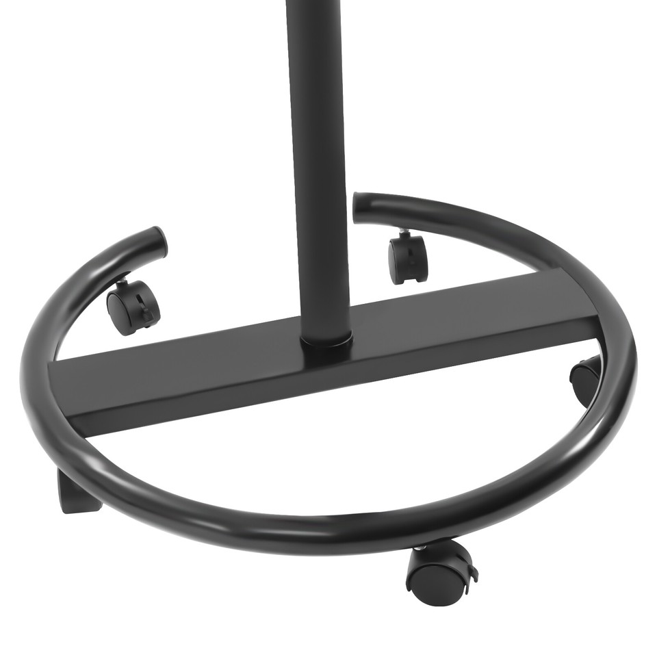 Whiteboard with stand flipchart easel height adjustable 40 x 28 inches
