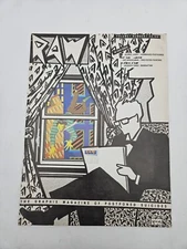 RAW #1 The Graphix Magazine Of Postponed Suicides Art Spiegelman 1st issue RARE