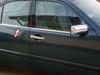 Edelstahl Fensterleisten Passend FüR Mercedes E-KLASSE W124|1984-1997|4Tlg Set