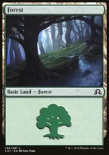 MTG Magic the Gathering Forest (296/355) Shadows over Innistrad LP