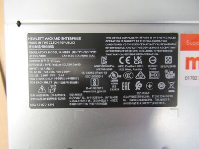 HPE ProLiant DL380 GEN10 2x Intel Xeon Silver 4208 2x 960GB SSD