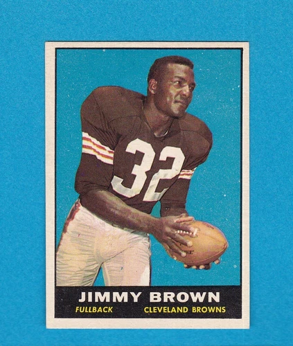 1961 TOPPS FOOTBALL SET BREAK 71 JIM BROWN BROWNS NM