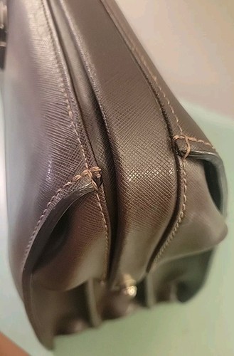 Jack Georges Prestige Classic Briefbag Briefcase Leather Handmade 5505 Key Lock - Picture 9 of 24