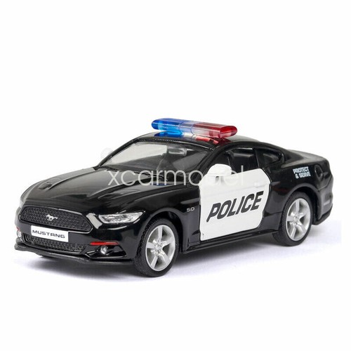 Ford Mustang GT Polizeiauto Spielzeug Maßstab 1:36 Diecast Pull Back Spielzeugauto Jungen Spielzeug
