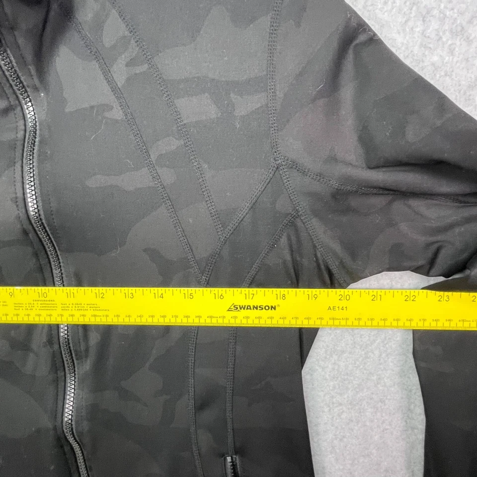 Chaqueta 90 Degree By Reflex para mujer XL negra camuflaje ropa deportiva yoga cremallera completa Foto 4 de 4