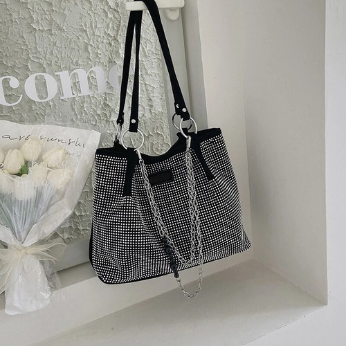 Bucket Bag Damen Schultertasche Trendy Achseltasche Handtasche Geldbeutel Bolsa - Bild 15 von 19