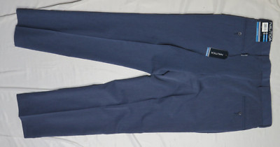 NAUTICA MENS PANTS 32X30 BLUE HB2E7NX HJ013 MAST RELAXED SLACK FLAT DRESS NWT