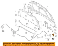 FORD OEM 12-16 Focus Hood-Latch Lock Release Handle Lever CV6Z16B626A