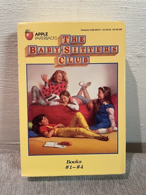 The Baby-Sitters Club Books #1-4 Box Set Scholastic inc Apple Anne M. Martin