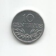 PORTUGAL 10 CENTAVOS 1974 (VERTICAL AXIS)