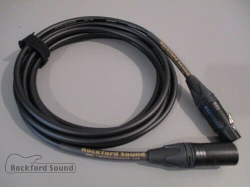 Canare L-4E6S Star Quad | 1.5 FT | Gold Male XLR to Female XLR Mic Cable - Picture 1 of 7