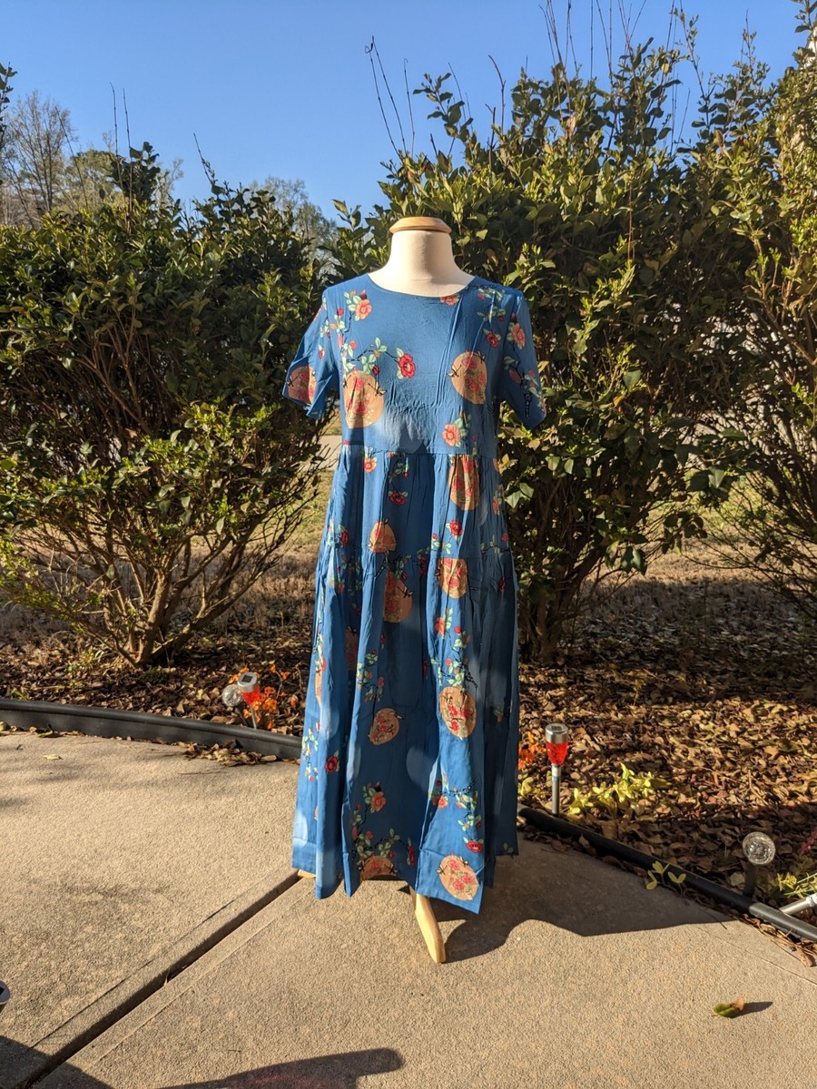 YESNO Cotton Soft & Comfy - Has 2 Side Pockets Dresses Size L