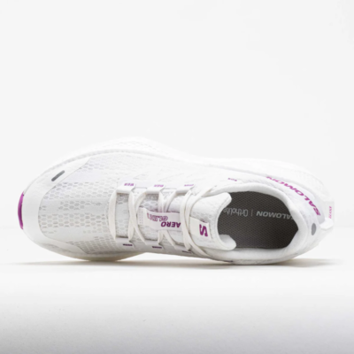 Salomon Aero Glide 3 White/White/Willowherb Running Shoe Men's US