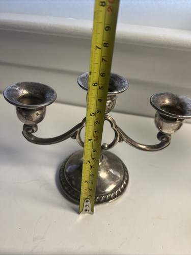 Set Of 2 915 STERLING REVERE SILVER SMITHS CANDLESTICK See Pics - Picture 10 of 13