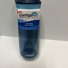 Contigo Kids Micah Water Bottle blue , 20oz BRAND NEW W TAGS