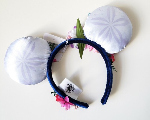 Disney Cruise Line Navy Blue Floral Crown Sand Dollar Anchor Minnie Ear Headband - 第 2/7 張圖片