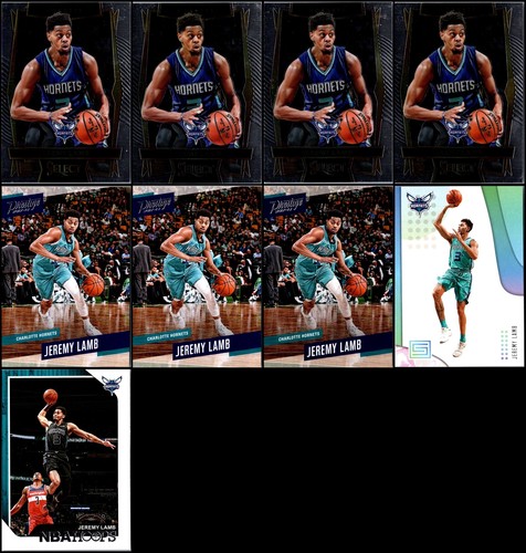 Jeremy Lamb Charlotte Hornets (9) Card Lot - LAST CHANCE – DON'T MISS OUT!