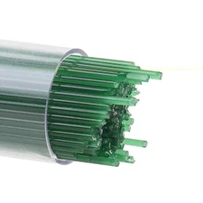 Bullseye Glass Stringers 1mm Jade Green Opal 90coe