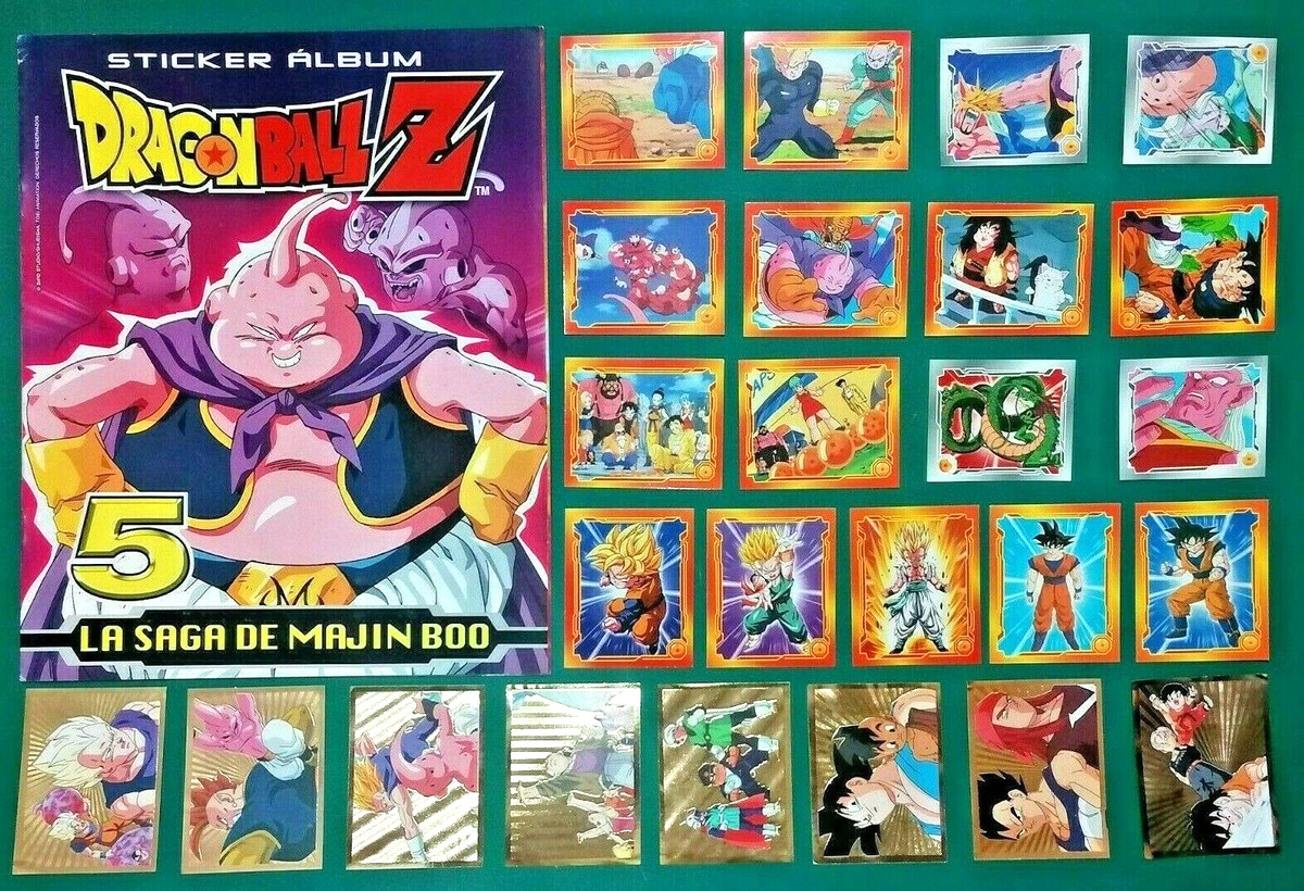 DRAGON BALL Z 5 Album + Full Set 208/208 PERU 2008 Navarrete Majin