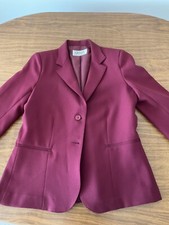 1980s burgundy blazer