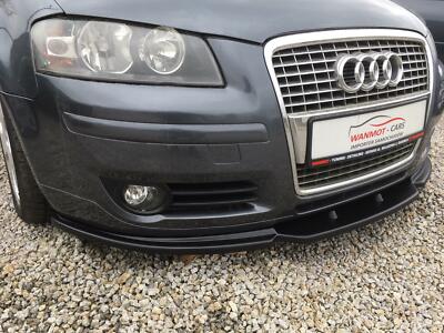 Frontansatz für Audi A3 8P 8PA Splitter Cup Lippe Frontspoiler Spoilerlipper 