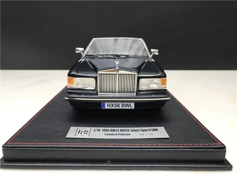 VAV 1/18 1985 Rolls Royce Silver Spur II Black LWB Sedan from limited - Image 2 of 4