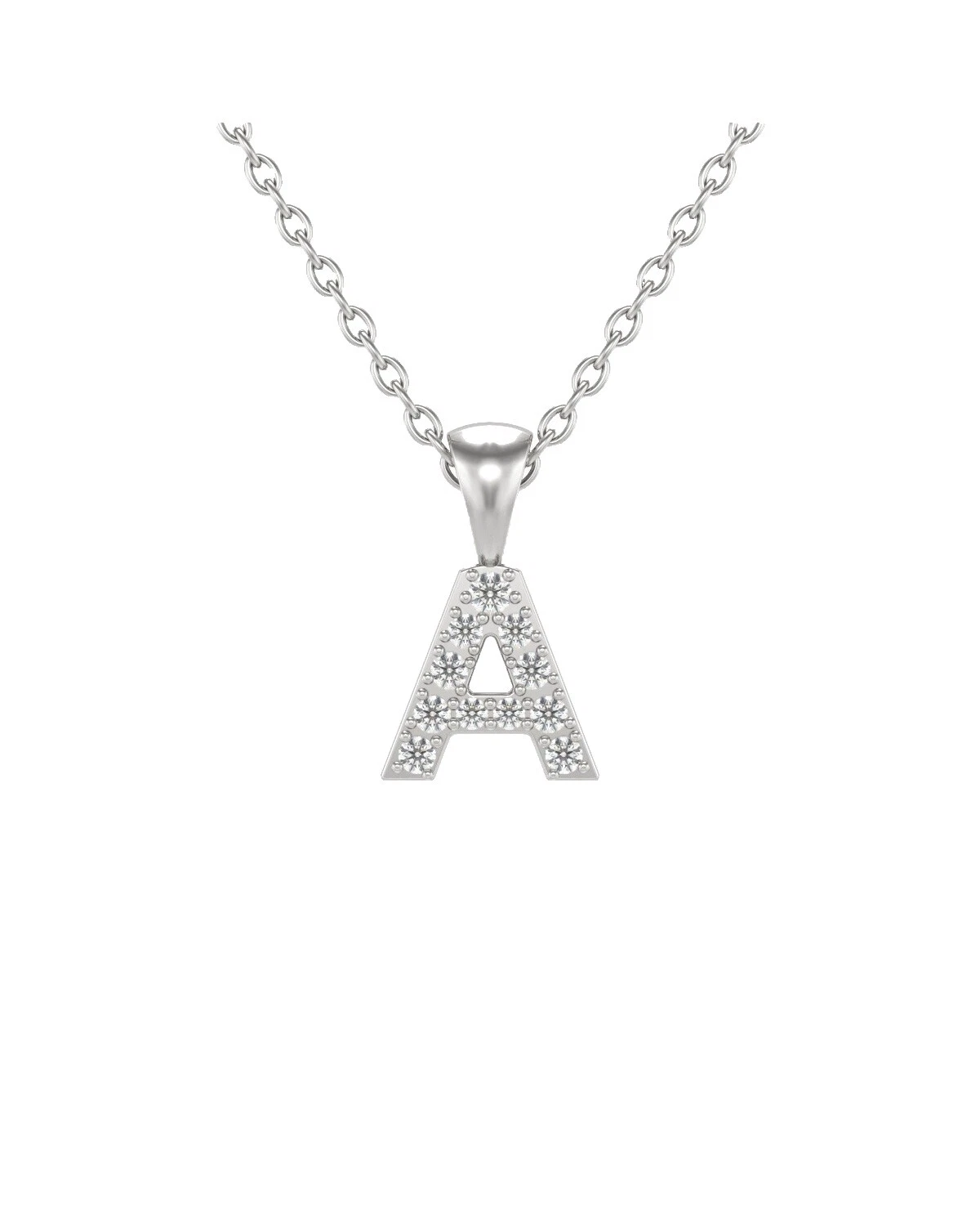 Cubic Zirconia letras, números y palabras Colgantes De moda