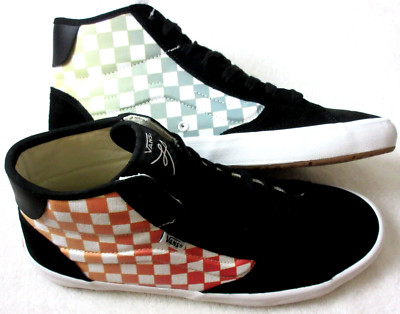 Vans Men's The Lizzie Checkerboard Black Multi Lizzie Armanto shoes Size 10.5