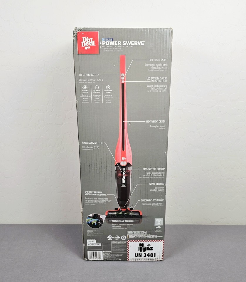 Dirt Devil Power Swerve BD22050 Bagless Cordless Stick Vacuum Cleaner