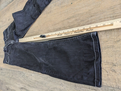 Black Southpole Jeans Boys 8 Dark Wash Wide Leg Relaxed Fit Denim Baggy - Picture 5 of 7