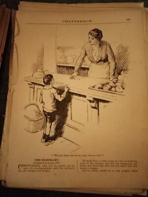 El1   edwardian 1900s book picture please give me as many buns as that 