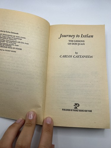 Journey to Ixtlan (The Teachings of Don Juan #3) by Carlos Castaneda PB 1974 - Imagen 4 de 5