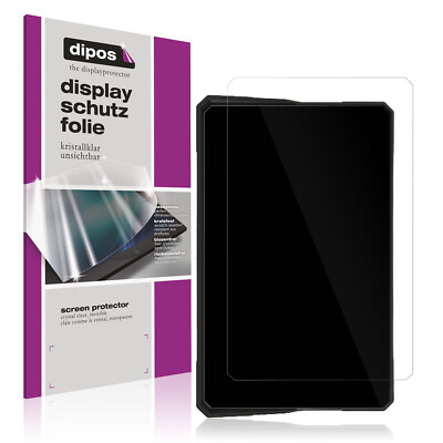 2x Schutzfolie klar für Carpuride W712D Displayschutzfolie Folie Display Schutz